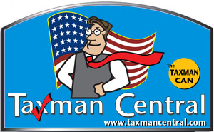 Taxman Central Sign